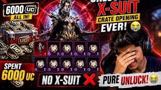 Ozyrex Is Live 6000 Uc Unluckiest X-Suit Crate Opening Ever Bgmi