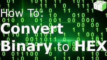 TUTORIAL - Convert Binary to Hexadecimal Conversion Programming PLC PC How To Decimal Binary Hex