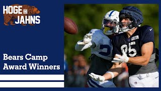 Bears camp award winners, MVPs & more wrap with Hoge & Jahns