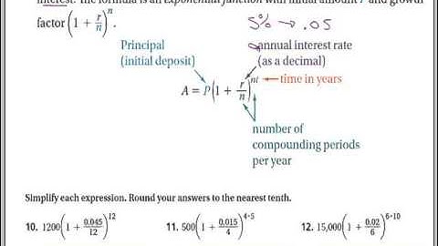 7-7 Exponential Growth and Decay