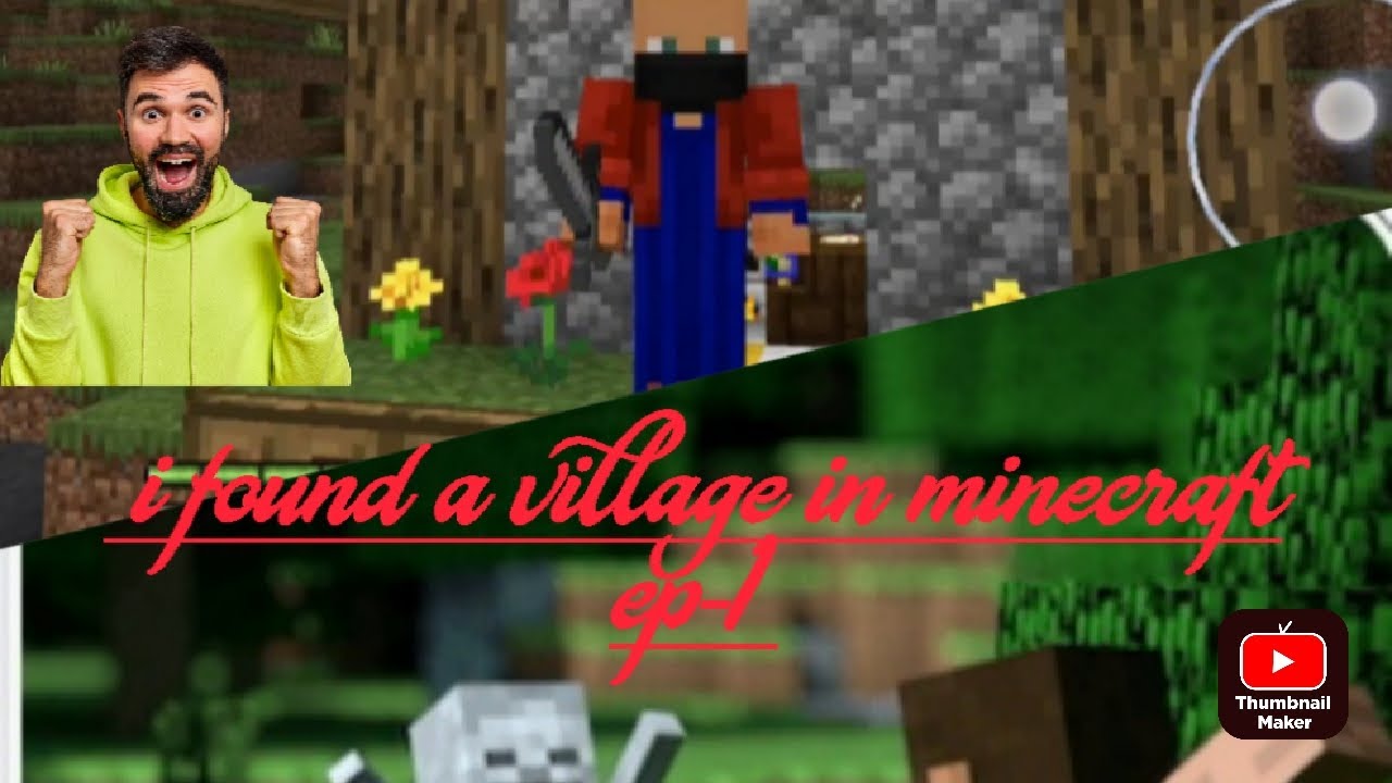 I Found Village in Minecraft ep-1(Adventure) Malayalam part 1 - YouTube