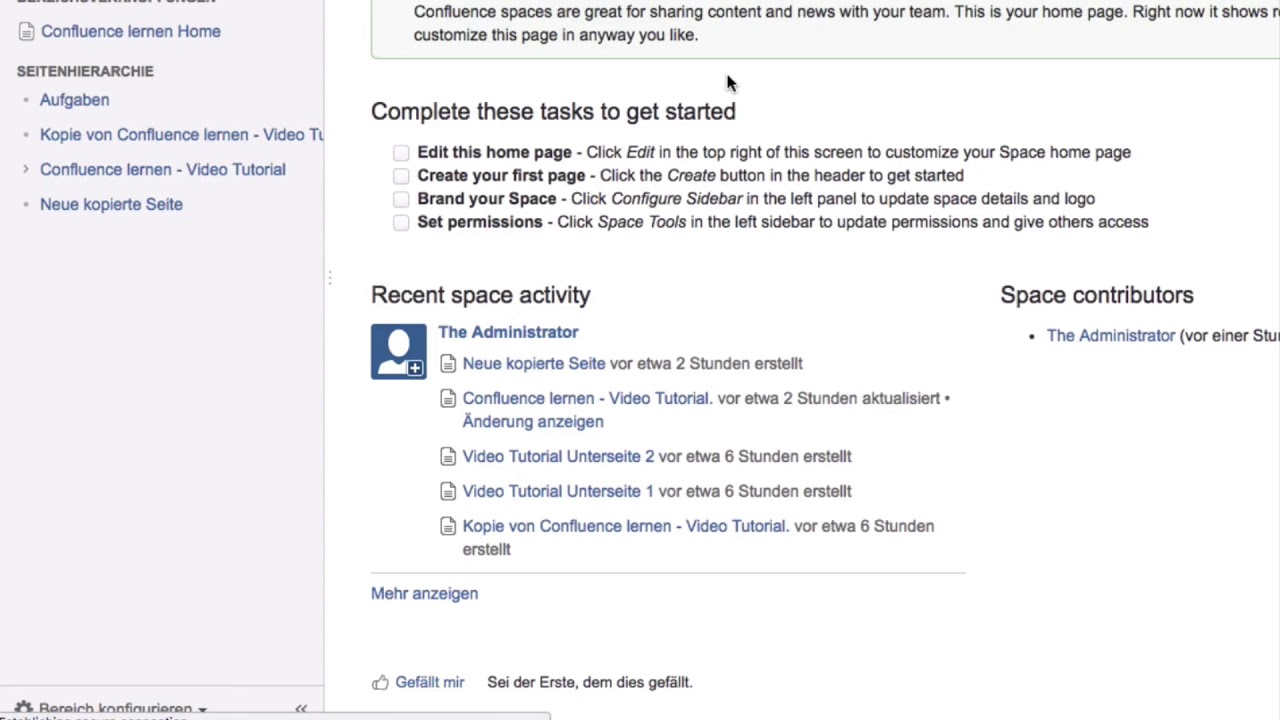 Seiten Permament L schen Atlassian Confluence Lernen 72 YouTube