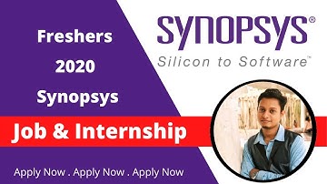 Synopsys is Hiring Freshers & Providing Job Opportunity | Career as Verification Intern at Synopsys