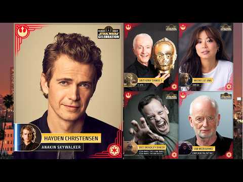 Star Wars Celebration LA 2027 Guest Lineup JUST REVEALED | Anakin Skywalker is Coming