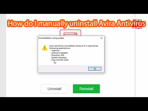 How to uninstall avira antivirus windows 10