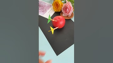 Hoe maak je dartpijltjes met tandenstokers #ouderkindknutsel #zelfgemaaktspeelgoed #darts #handge...