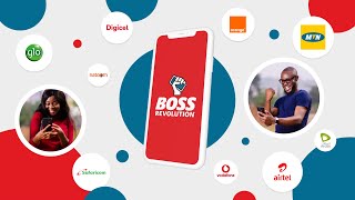 Send airtime easily and without any hidden fees with the BOSS Revolution App