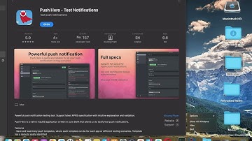 Push Hero Test Notifications Developer Tools App [MAC] Basic Overview - Mac App Store