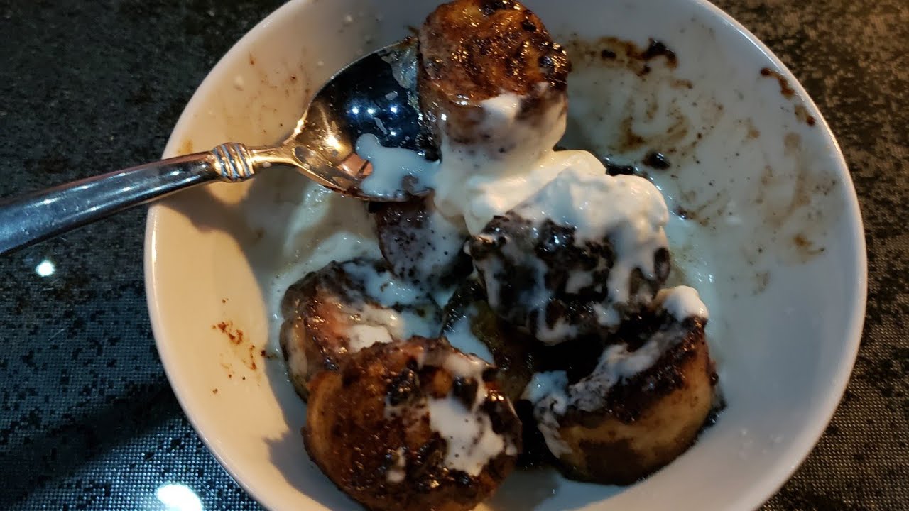 Griddled Bananas Blackstone snacks YouTube