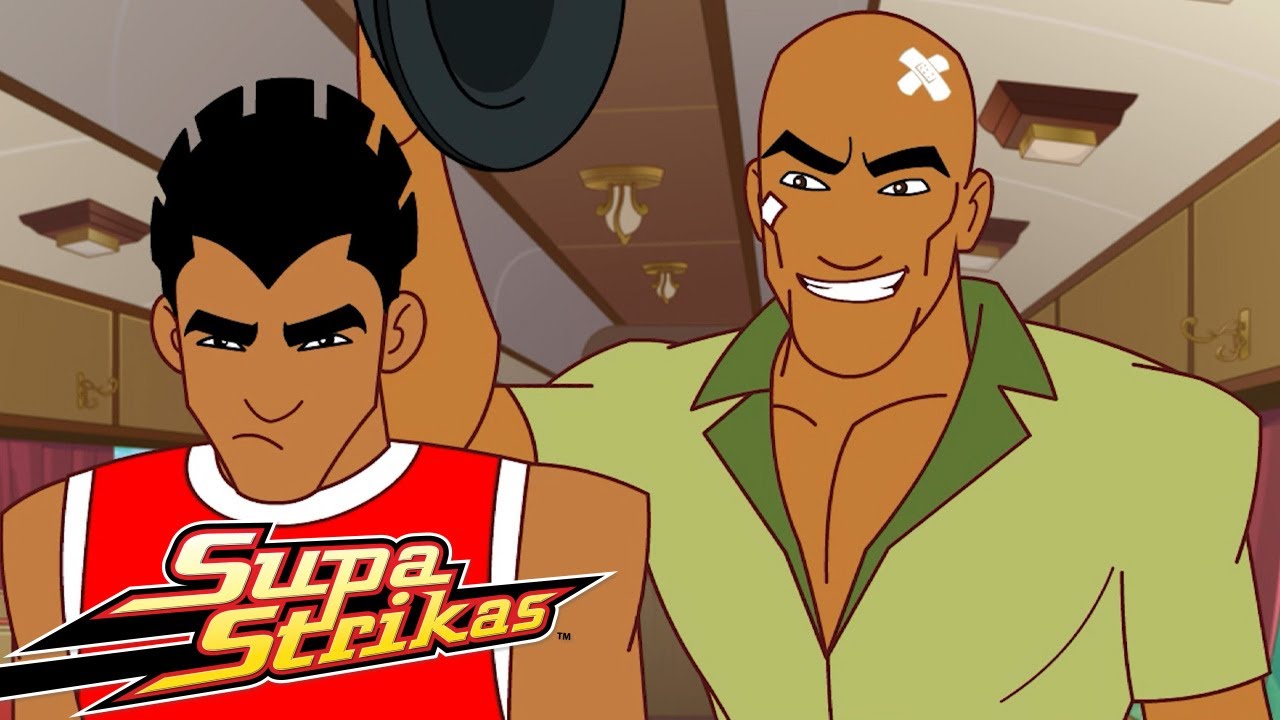Shakes On a Train | SupaStrikas Soccer kids cartoons | Super Cool Football Animation | Anime