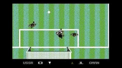 Microprose Soccer - C64 Longplay / Walkthrough
