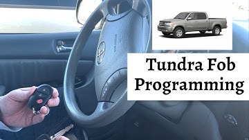How To Program A Toyota Tundra Remote Key Fob 2003 - 2007 DIY Tutorial