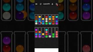 Level 679 of Ball Sort Color water Puzzle