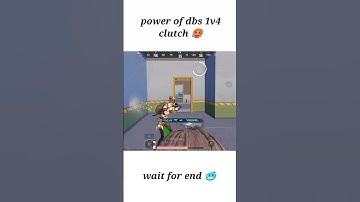 power of dbs 1v4 clutch 🥵 #shorts #viral #trending #bgmi #pubg