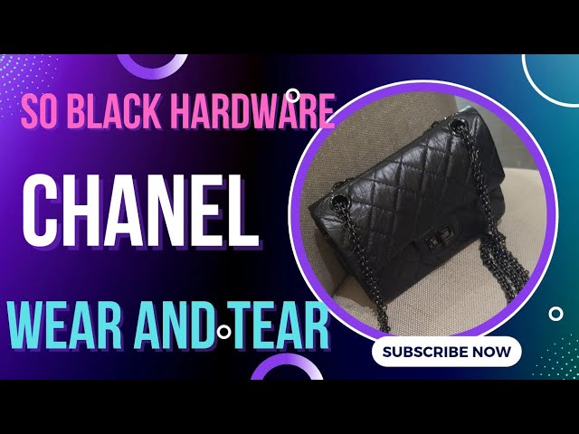 Chanel So Black Hardware  1 year Wear and Tear 