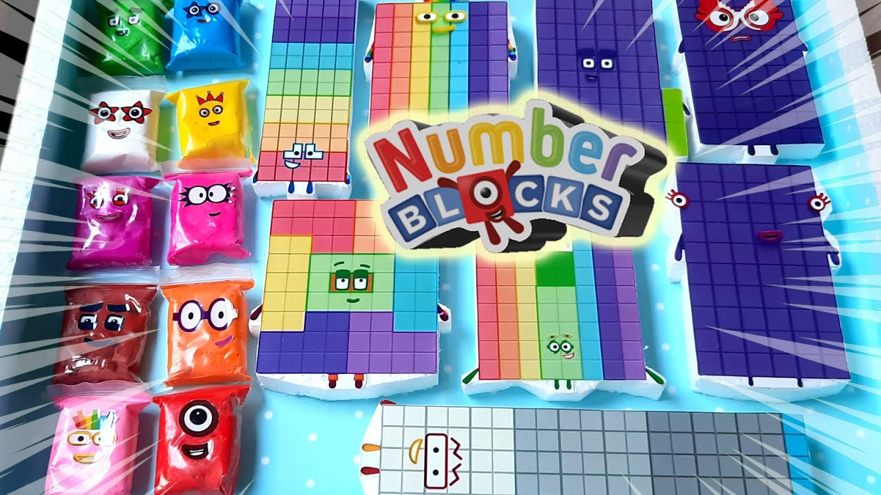 Unlocking the Mystery of Numberblocks 70 75 64 66 SLIME ASMR Gun Shot ...