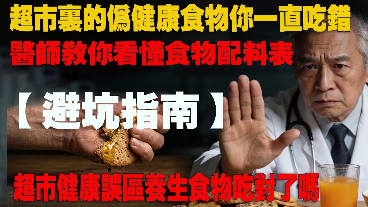 超市里的“伪健康”食物，你可能一直吃错医生教你看懂配料表，避开常见误区