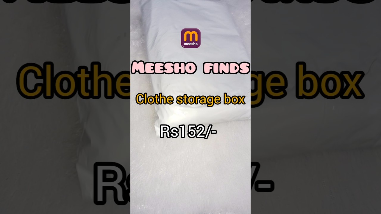 clothe storage bag 👜from messho 