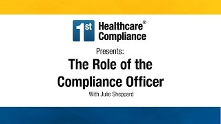 The Role of the Compliance Officer