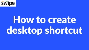 How to create desktop shortcut | Swipe #gst #billing #shortcut