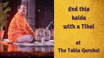 Best Tabla lessons. Advanced Kaida. Tutorial #14.