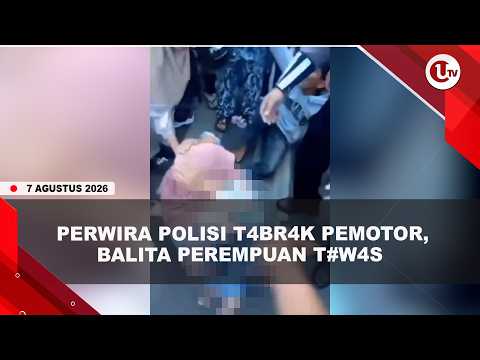 DIDUGA TEROBOS LAMPU MERAH, PERWIRA POLISI TABR*K PEMOTOR HINGGA BALITA T*W4S | U-NEWS