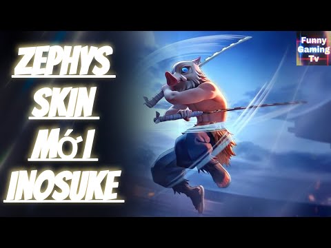 Video LIÊN QUÂN | Trải nghiệm Skin mới Zephys Inosuke cùng... - youtube