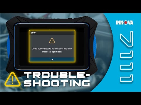 Innova 7111: Server Connection Message Troubleshooting