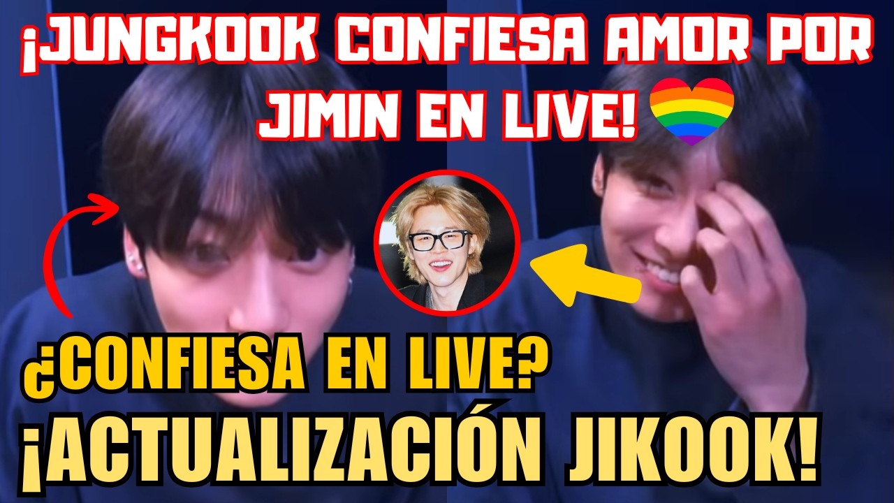 JUNGKOOK LEYÓ JIKOOK EN SU LIVE Y SU REACCIÓN LO DICE TODO💜