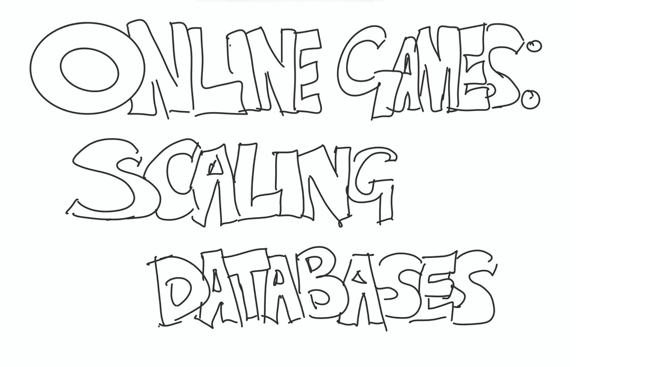 Databases for Games, Drawn Badly