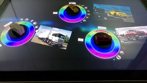 Object recognition of capacitive touch screen, support max 13 marker at the same time.