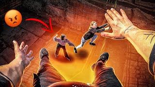 Never Do This Escaping Angry Waitress Epic Parkour Chase Pov