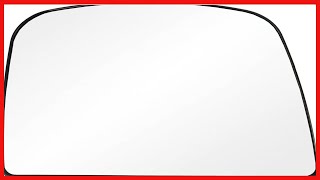 Passenger Side Non-heated Mirror Glass w/ backing plate, GMC Savana Full Size Van, Chevy Express, 5