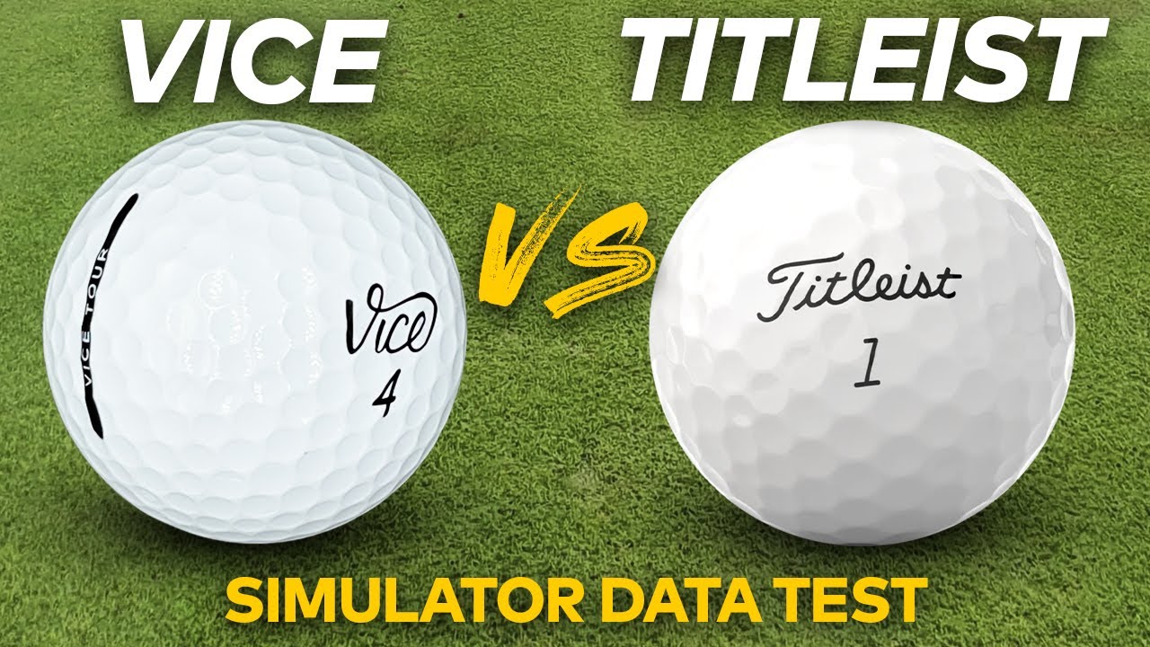 Vice Golf Ball Review vs Titleist PGA Comparison GRUDGE MATCH! - YouTube