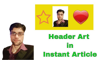 How to add Header Art in Facebook Instant Article