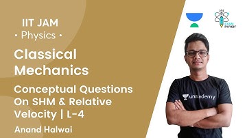 Classical Mechanics | Conceptual Questions On SHM & Relative Velocity | L-4 | IIT JAM | Exam Physics