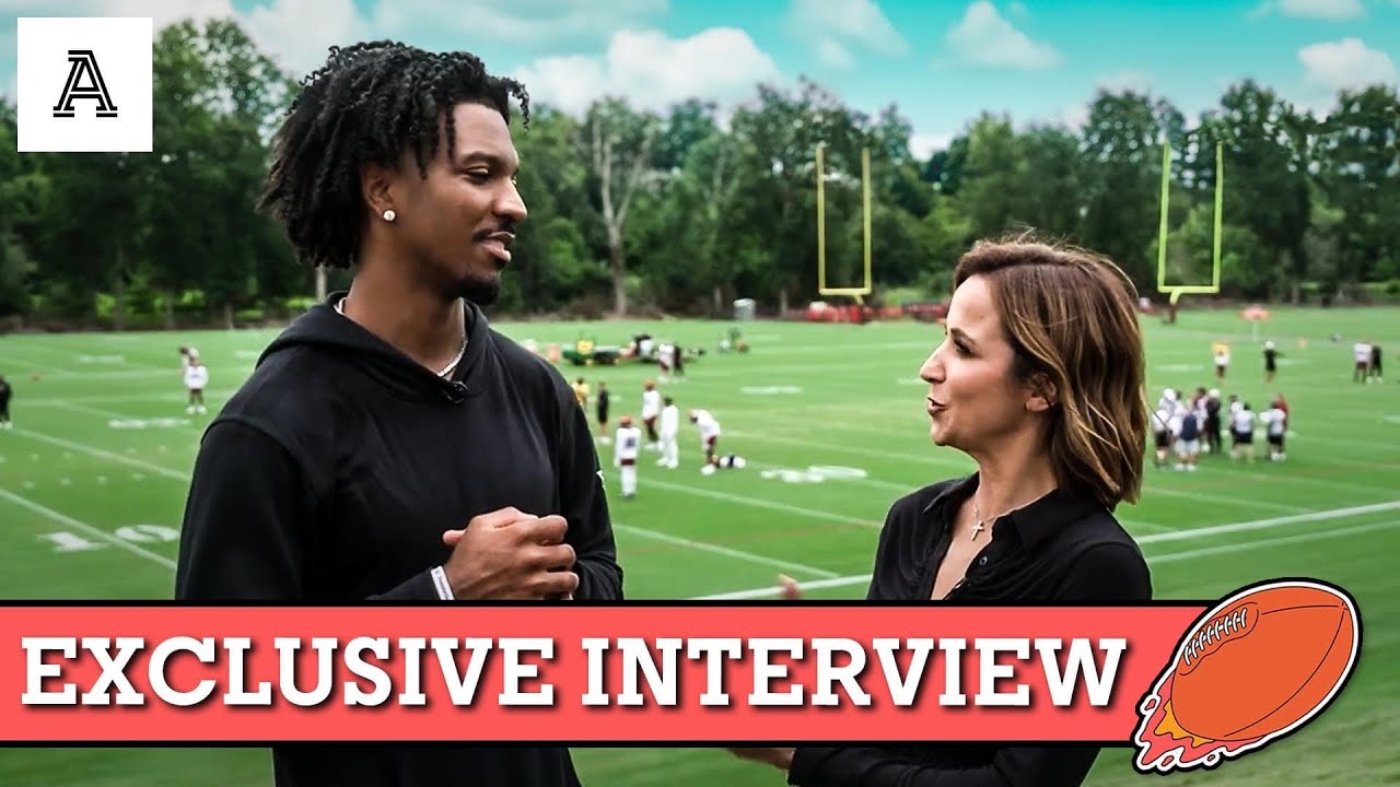 Jayden Daniels on year two and why he is so confident Terry McLaurin will end his contract standoff