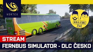 Hrajeme živě Fernbus Simulator - DLC Česká republika. Dnes Zdeňka vezeme z Prahy do Plzně autobusem