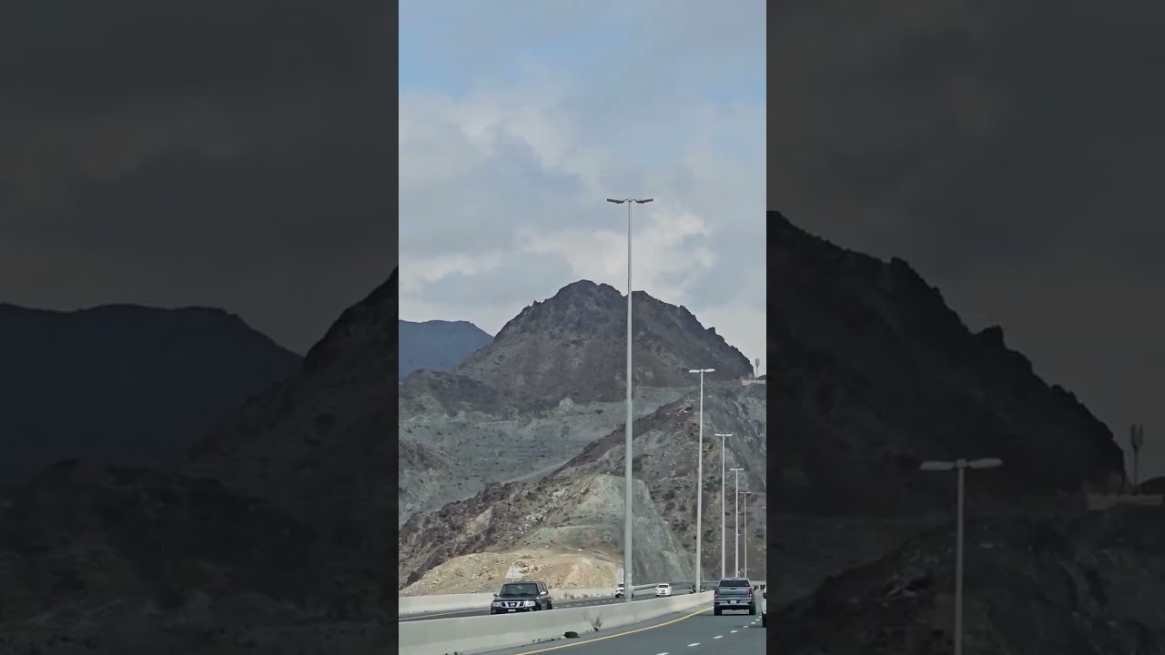 The Majestic  Hajar Mountains , Fujairah UAE. The last emirates located on the golf of Oman.