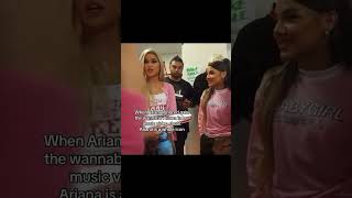 Ariana Grande Ignoring Her Look Alike