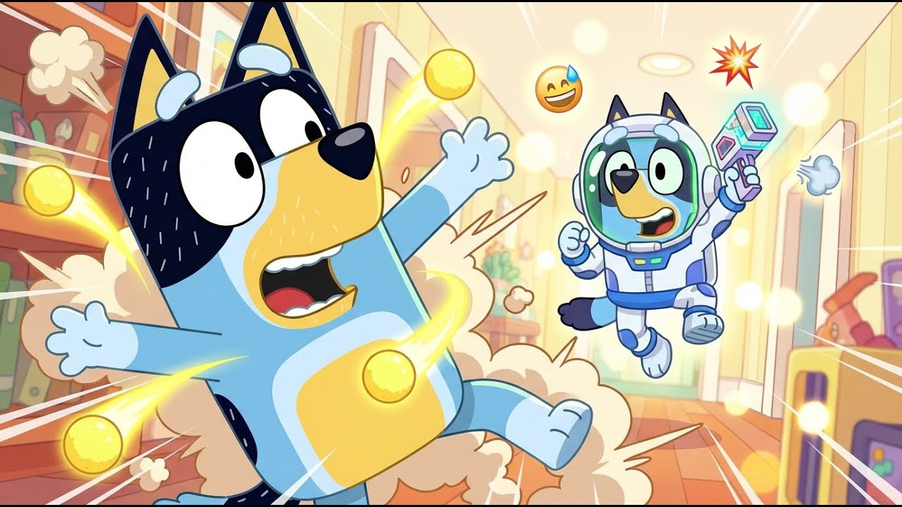 Bluey and Bingo's Epic Space Mission with Bandit! 🌌 | Bluey 2D ...
