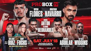 ProBox TV Contender Series | FLORES vs NAVARRO from San Bernardino, Callifornia