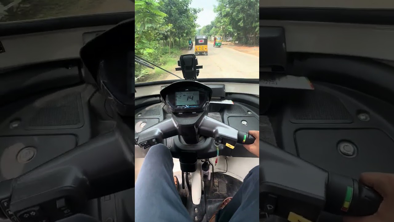 TVS KING EV MAX Ride On Road || TVS Electric Auto Ride | TVS EV auto