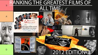 Filmmaker and Author RANKS the GREATEST Films of All Time || Sight and Sound 2012 List Filmmaker and Author RANKS the GREATEST Films of All Time || Sight and Sound 2012 List