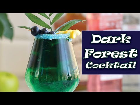 Dark Forest Cocktail: A Mystical Green Elixir | Cool & Refreshing