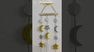DIY Ramadan decor ideas🌙#diy #wallhanging #ramadan