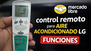 Remote control for LG air conditioner #electronic #airconditioner #lg #control #minisplit