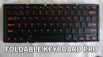 The Moko Foldable Wireless Bluetooth 3.0 Keyboard for Android, iOS, and Windows