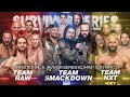 Full match  team raw vs team smackdown vs team nxt  elimination match survivor series 2019