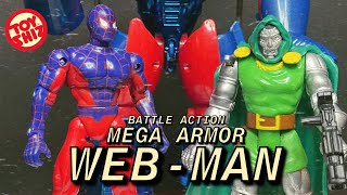 Toybiz WEB-MAN Battle Action Mega Armor by Toybiz - YouTube
